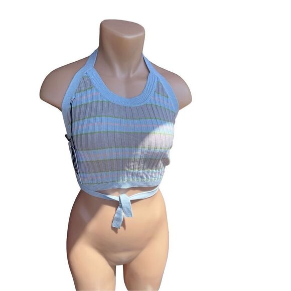 Callahan Knitwear Greta Halter Blue - Picture 8 of 10